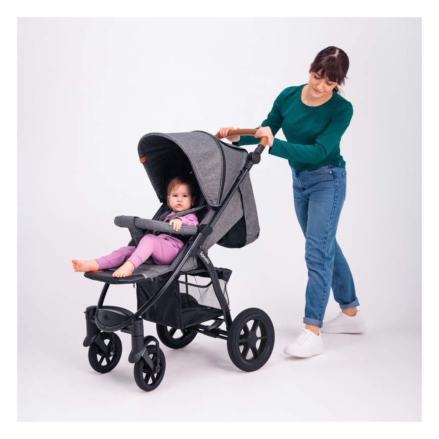 Lionelo - Kinderwagen ANNET TOUR grau