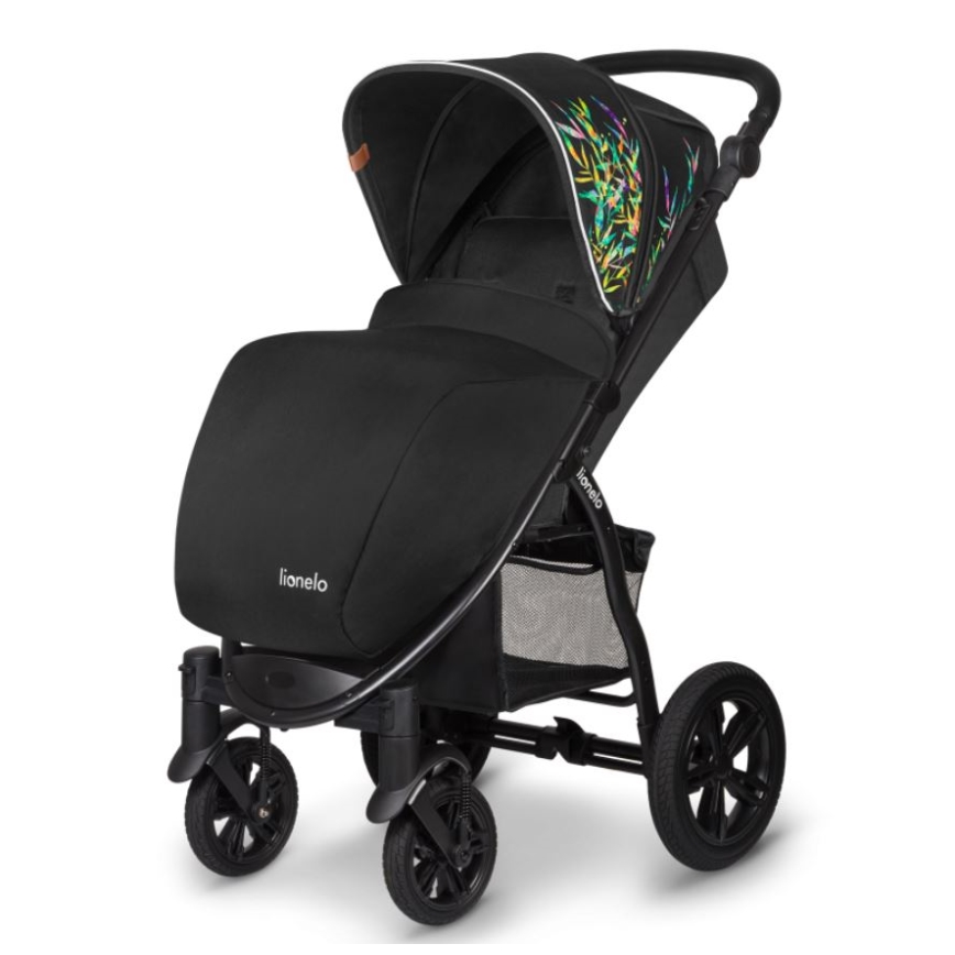 Lionelo - Kinderwagen ANNET TOUR schwarz/grün