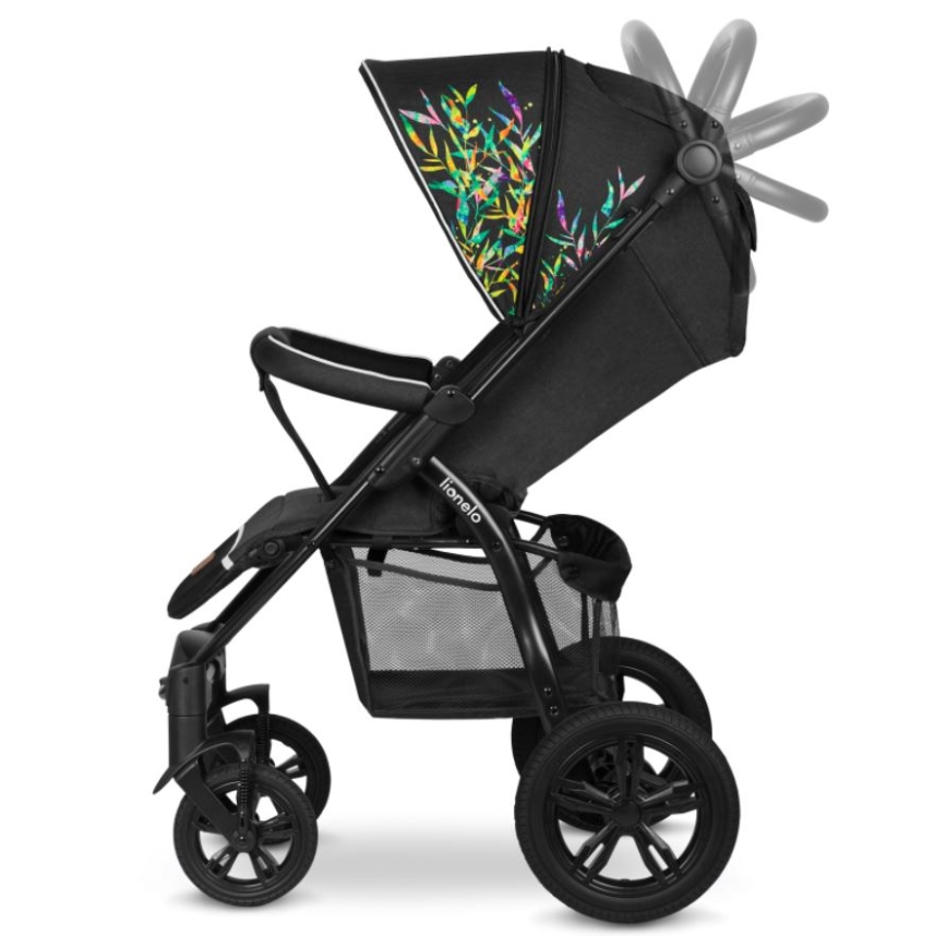 Lionelo - Kinderwagen ANNET TOUR schwarz/grün
