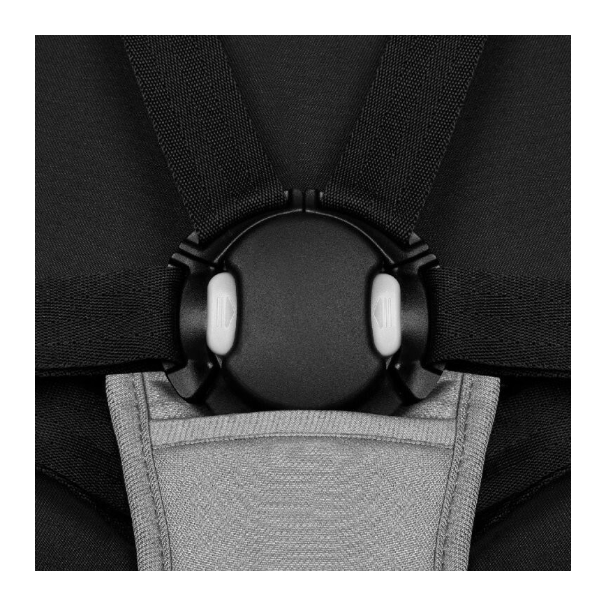 Lionelo - Kinderwagen AZURA schwarz/grau