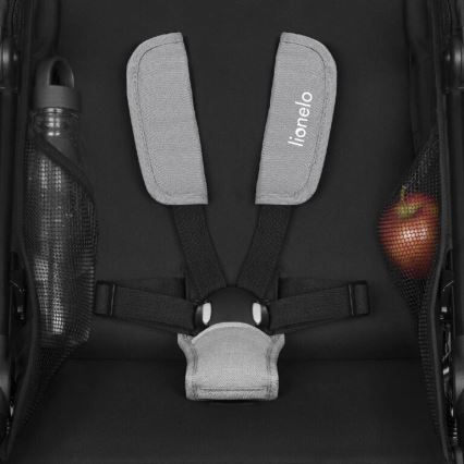 Lionelo - Kinderwagen AZURA schwarz/grau