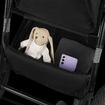 Lionelo - Kinderwagen AZURA schwarz/grau