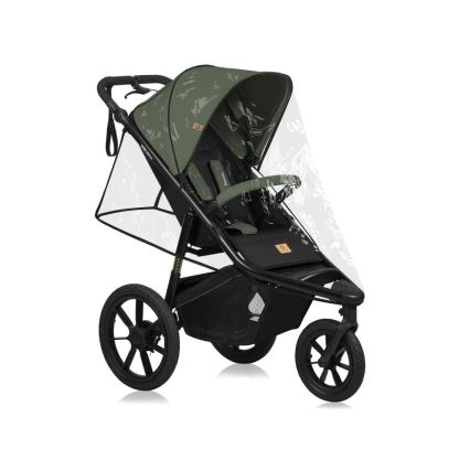 Lionelo - Kinderwagen AZURA schwarz/grün