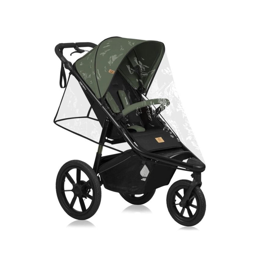 Lionelo - Kinderwagen AZURA schwarz/grün