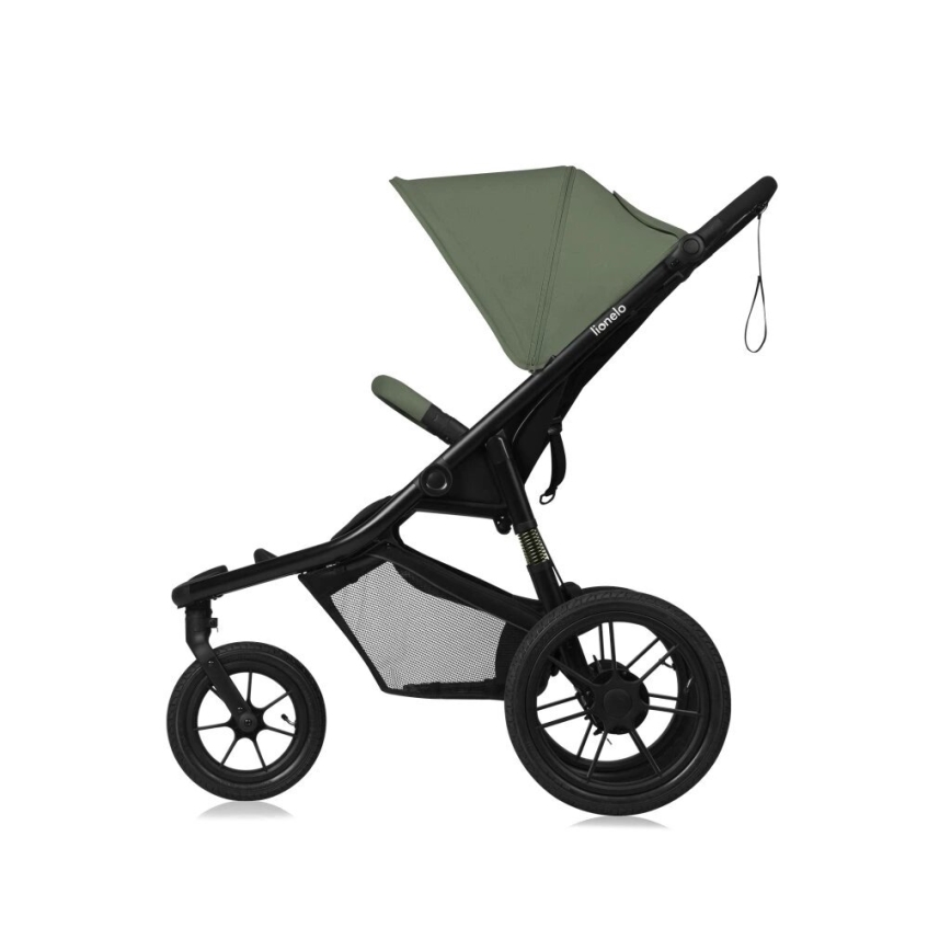 Lionelo - Kinderwagen AZURA schwarz/grün