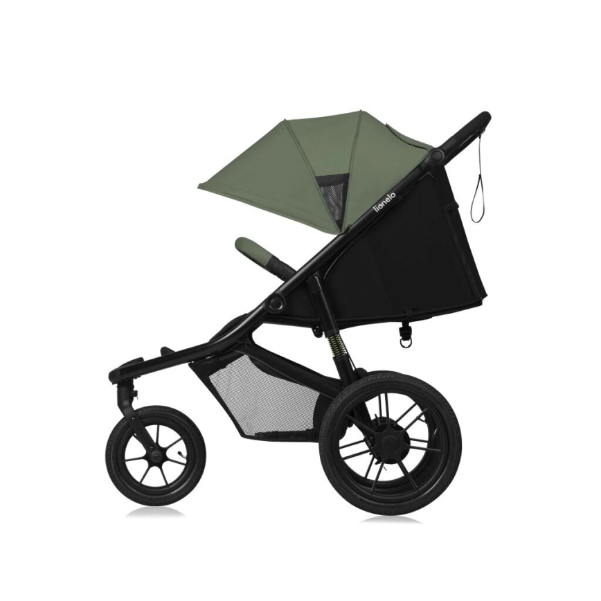 Lionelo - Kinderwagen AZURA schwarz/grün