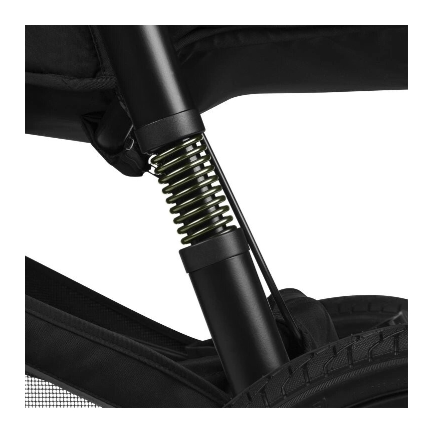 Lionelo - Kinderwagen AZURA schwarz/grün