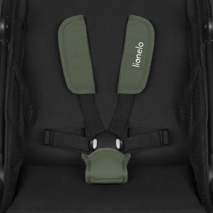 Lionelo - Kinderwagen AZURA schwarz/grün