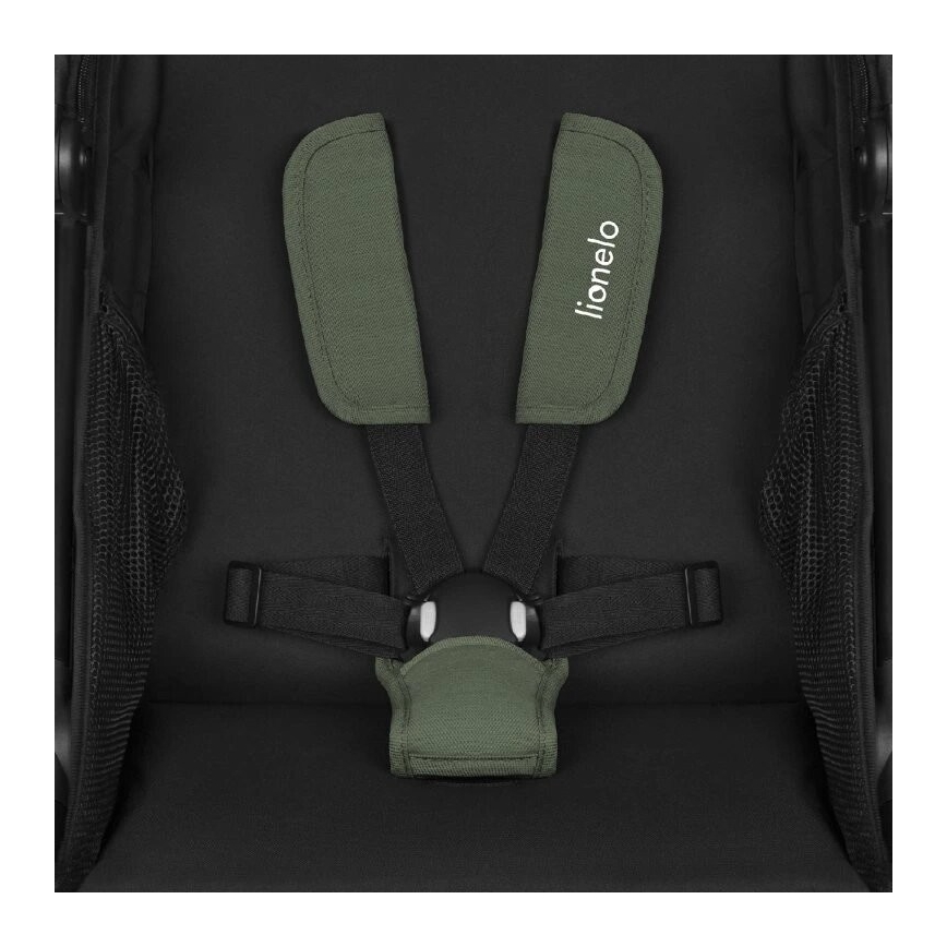 Lionelo - Kinderwagen AZURA schwarz/grün