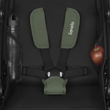 Lionelo - Kinderwagen AZURA schwarz/grün