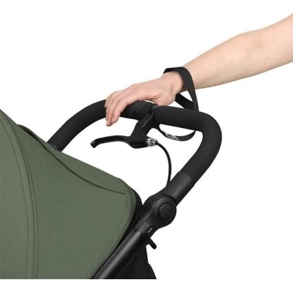 Lionelo - Kinderwagen AZURA schwarz/grün