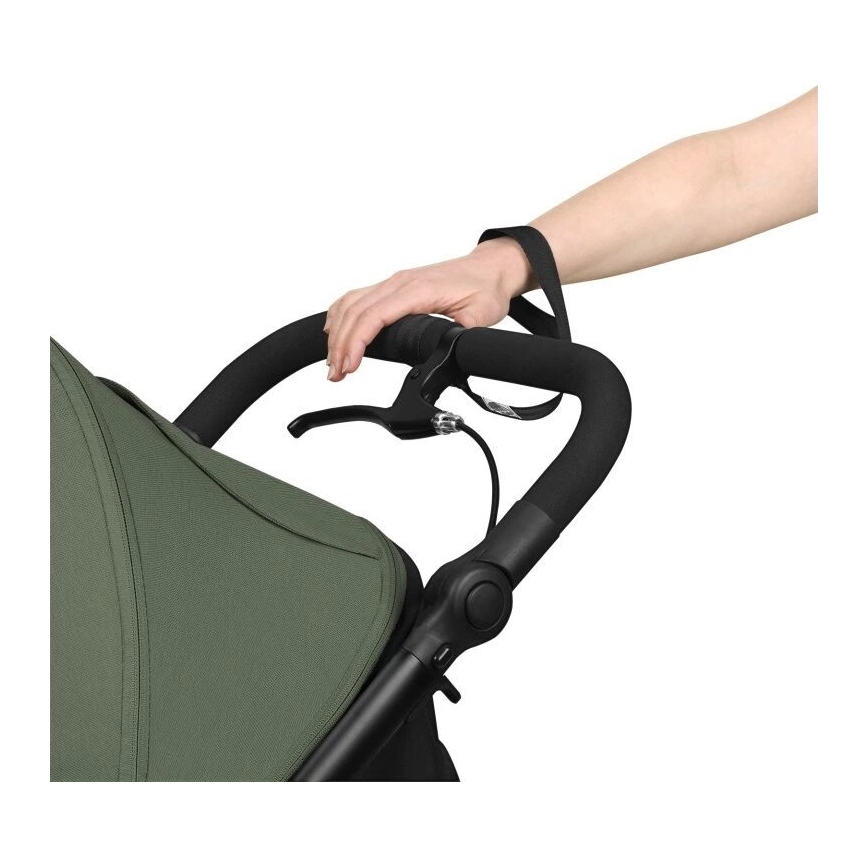 Lionelo - Kinderwagen AZURA schwarz/grün