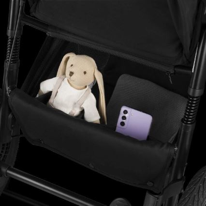 Lionelo - Kinderwagen AZURA schwarz
