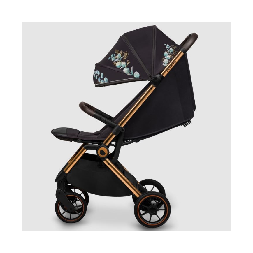 Lionelo - Kinderwagen CLOE schwarz/blau/golden