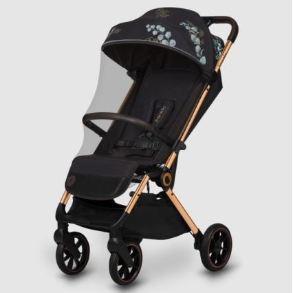 Lionelo - Kinderwagen CLOE schwarz/blau/golden