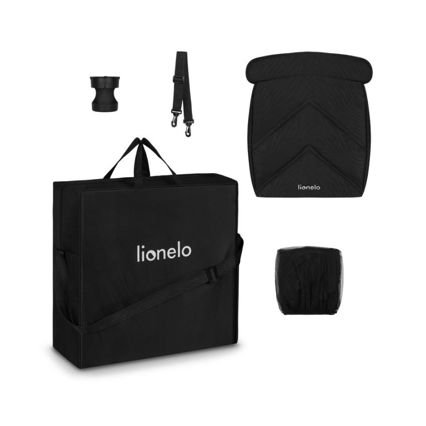 Lionelo - Kinderwagen CLOE schwarz/blau/golden