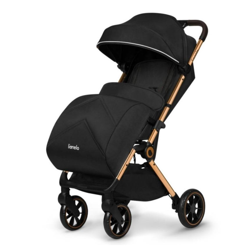 Lionelo - Kinderwagen CLOE schwarz/golden