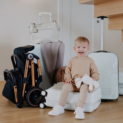 Lionelo - Kinderwagen CLOE schwarz/golden