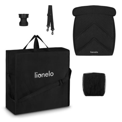 Lionelo - Kinderwagen CLOE schwarz/golden