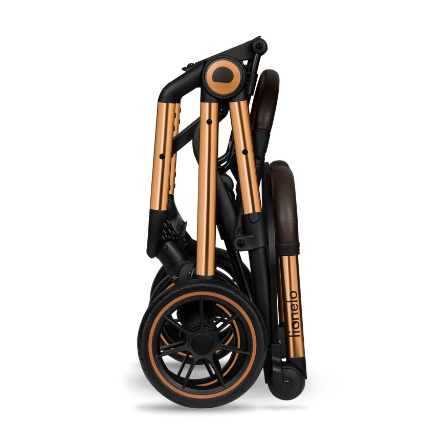 Lionelo - Kinderwagen CLOE schwarz/golden