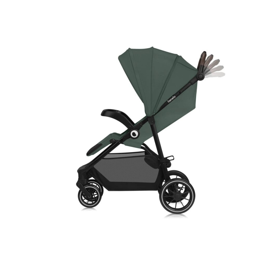 Lionelo - Kinderwagen EMMA ONE grün/schwarz