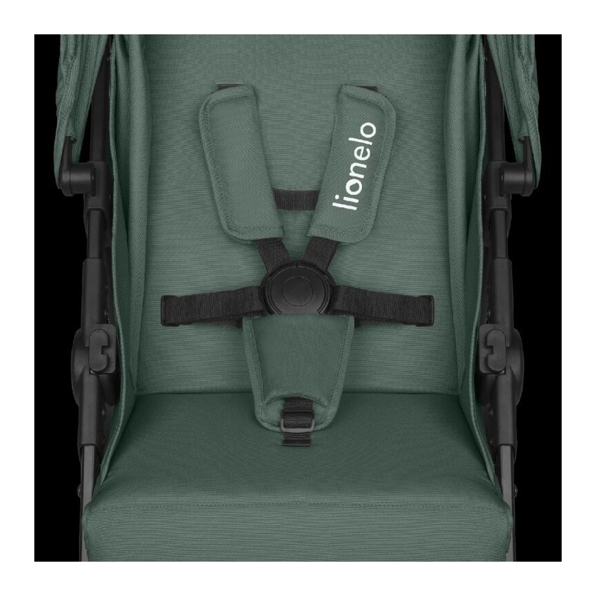 Lionelo - Kinderwagen EMMA ONE grün/schwarz