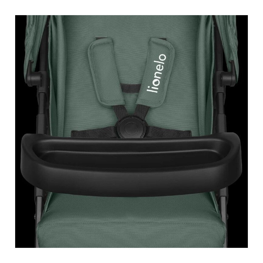 Lionelo - Kinderwagen EMMA ONE grün/schwarz