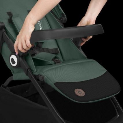 Lionelo - Kinderwagen EMMA ONE grün/schwarz