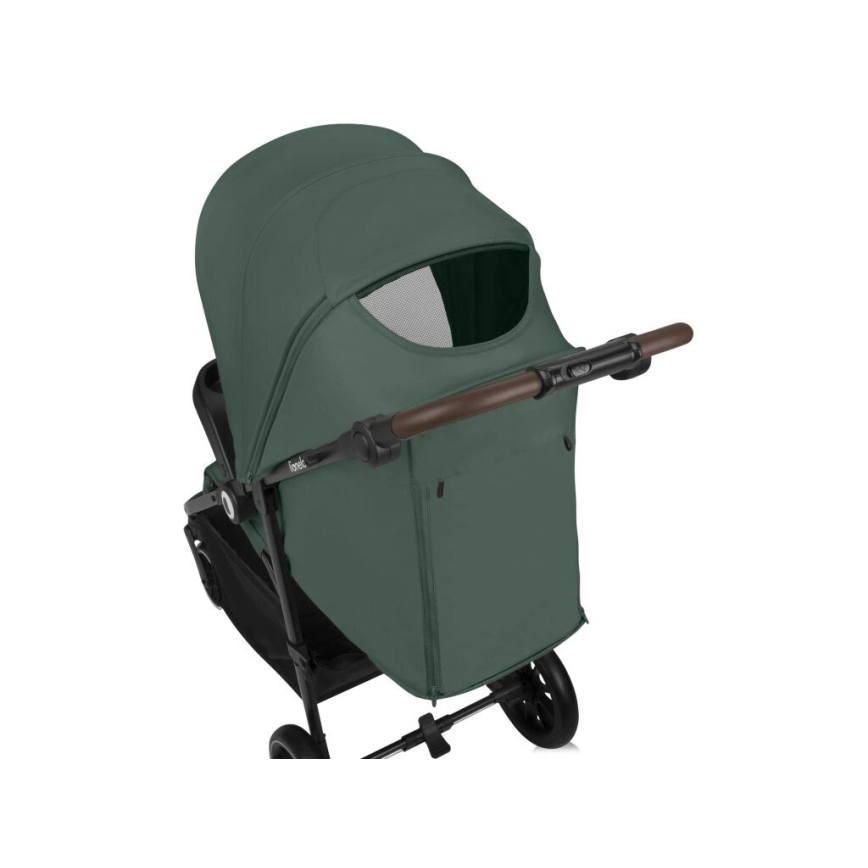 Lionelo - Kinderwagen EMMA ONE grün/schwarz