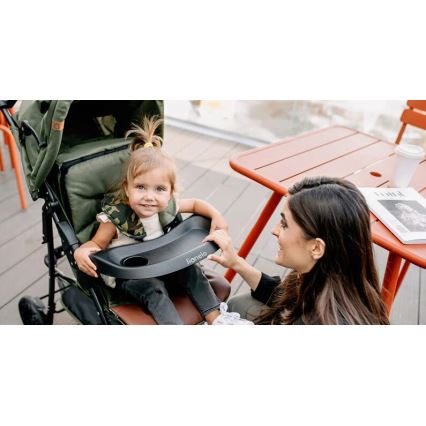 Lionelo - Kinderwagen EMMA PLUS grün/schwarz