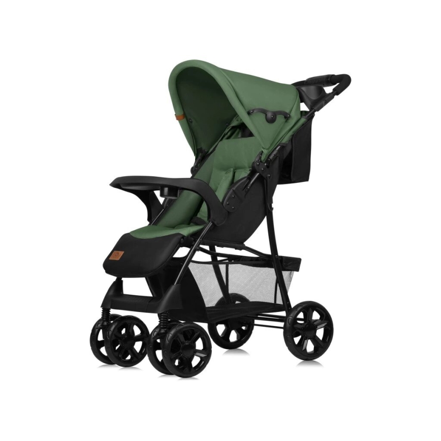 Lionelo - Kinderwagen EMMA PLUS grün/schwarz