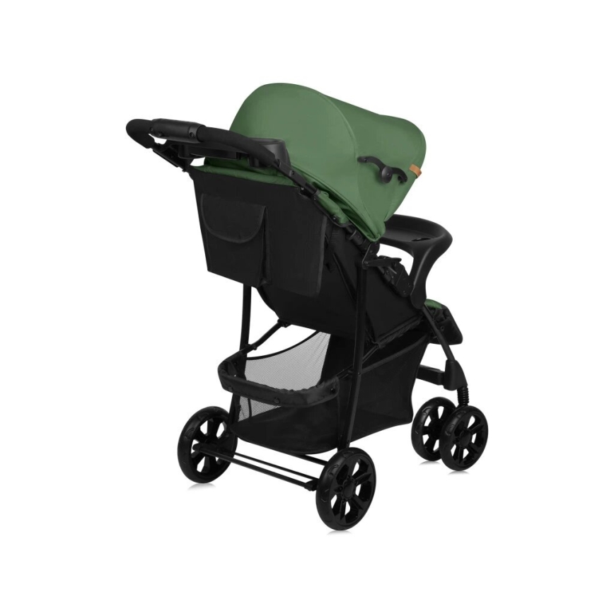 Lionelo - Kinderwagen EMMA PLUS grün/schwarz