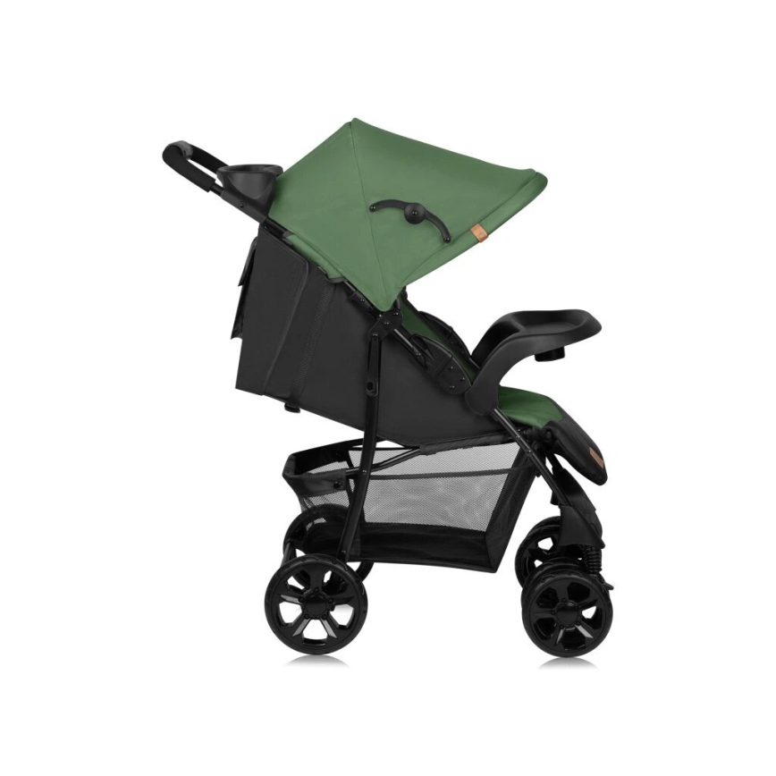 Lionelo - Kinderwagen EMMA PLUS grün/schwarz