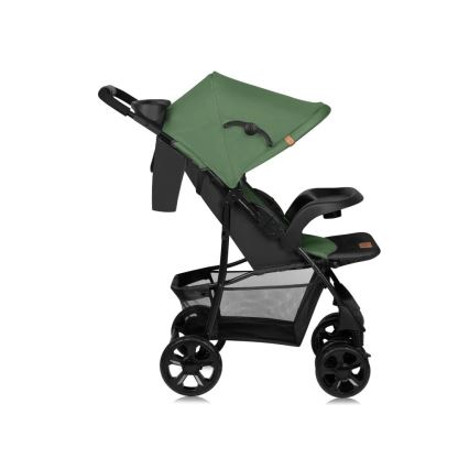 Lionelo - Kinderwagen EMMA PLUS grün/schwarz