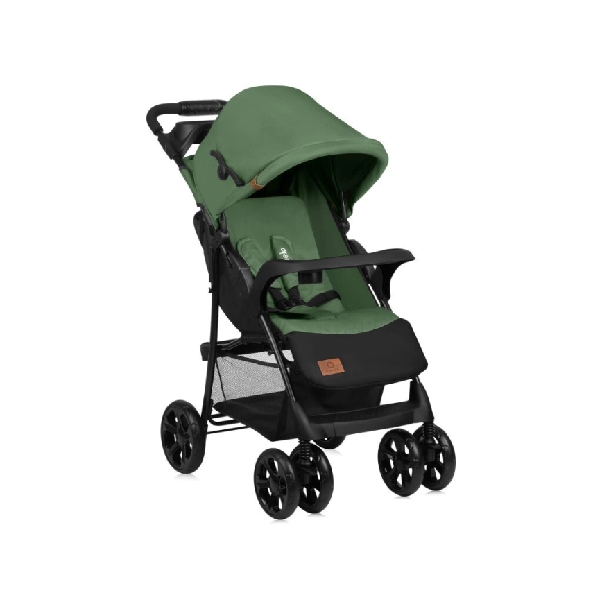Lionelo - Kinderwagen EMMA PLUS grün/schwarz