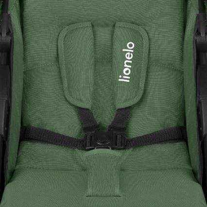 Lionelo - Kinderwagen EMMA PLUS grün/schwarz