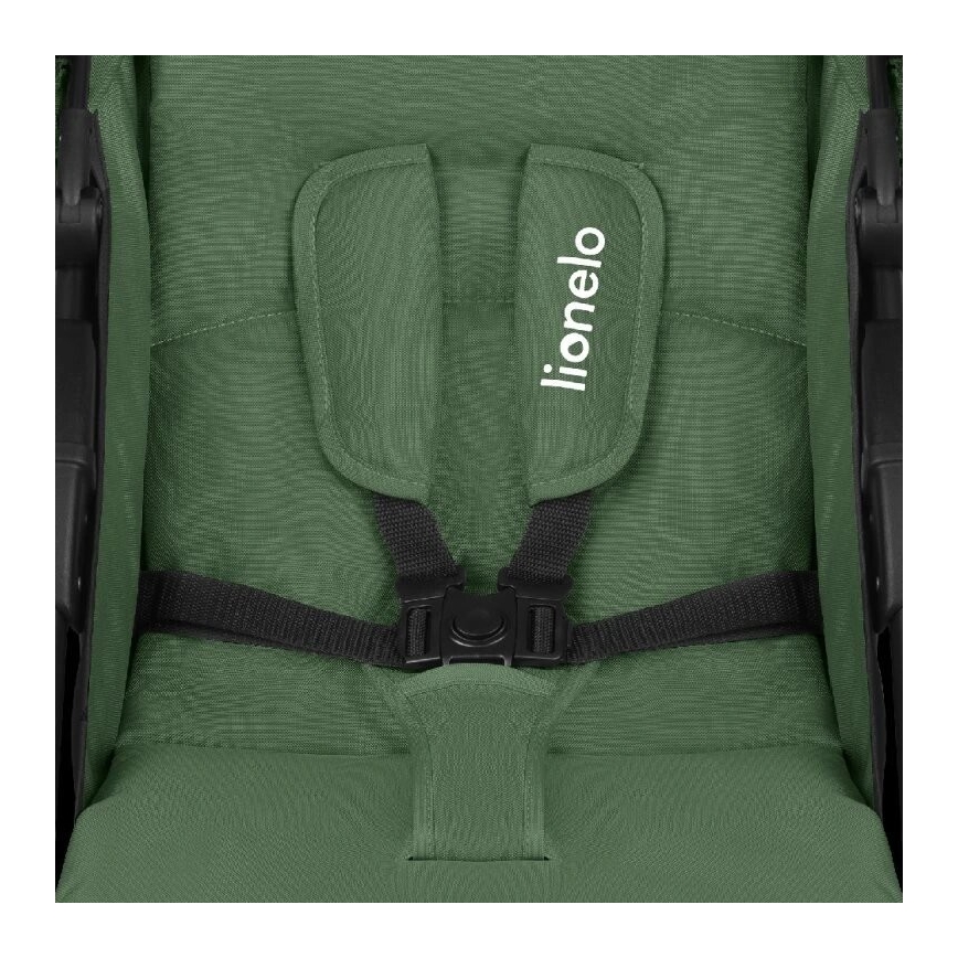 Lionelo - Kinderwagen EMMA PLUS grün/schwarz