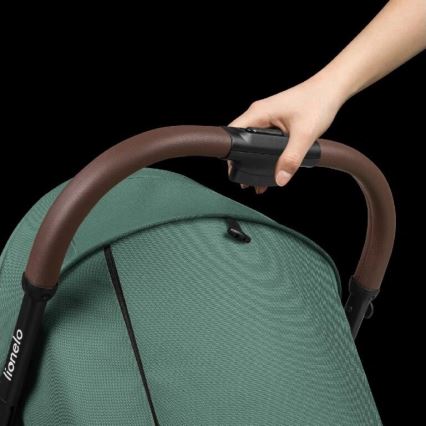 Lionelo - Kinderwagen INGRID grün/schwarz