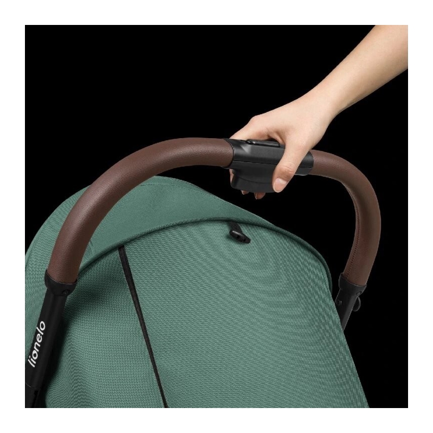 Lionelo - Kinderwagen INGRID grün/schwarz