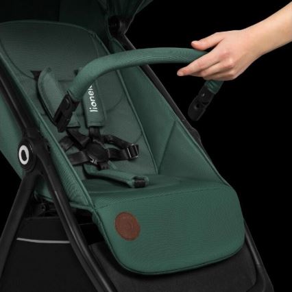 Lionelo - Kinderwagen INGRID grün/schwarz
