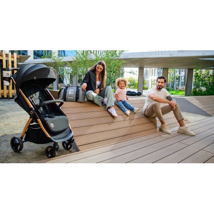 Lionelo - Kinderwagen INGRID schwarz