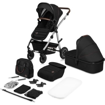Lionelo - Kombi-Kinderwagen 2-in-1 AMBER Black Silver