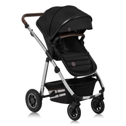 Lionelo - Kombi-Kinderwagen 2-in-1 AMBER Black Silver