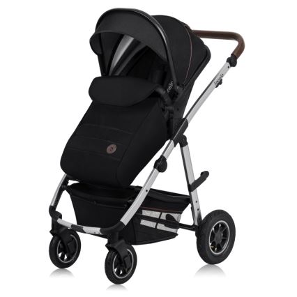 Lionelo - Kombi-Kinderwagen 2-in-1 AMBER Black Silver