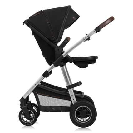 Lionelo - Kombi-Kinderwagen 2-in-1 AMBER Black Silver