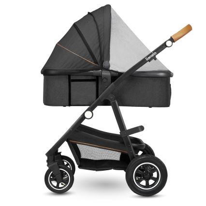 Lionelo - Kombi-Kinderwagen 2-in-1 AMBER Grau-Graphit