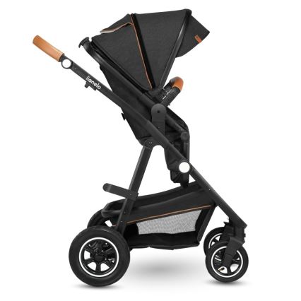 Lionelo - Kombi-Kinderwagen 2-in-1 AMBER Grau-Graphit
