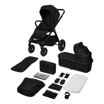 Lionelo - Kombi-Kinderwagen 2-in-1 LAYLA Black Onyx