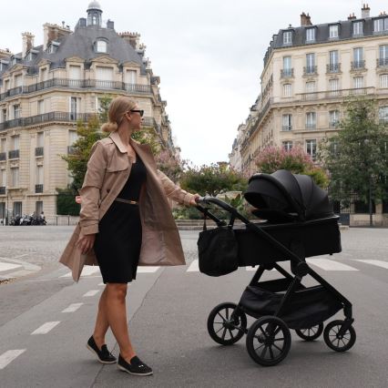 Lionelo - Kombi-Kinderwagen 2-in-1 LAYLA Black Onyx