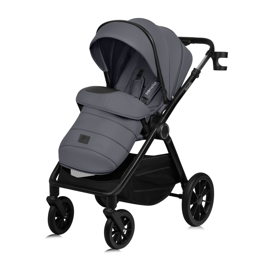 Lionelo - Kombi-Kinderwagen 2-in-1 LAYLA Grey Stone